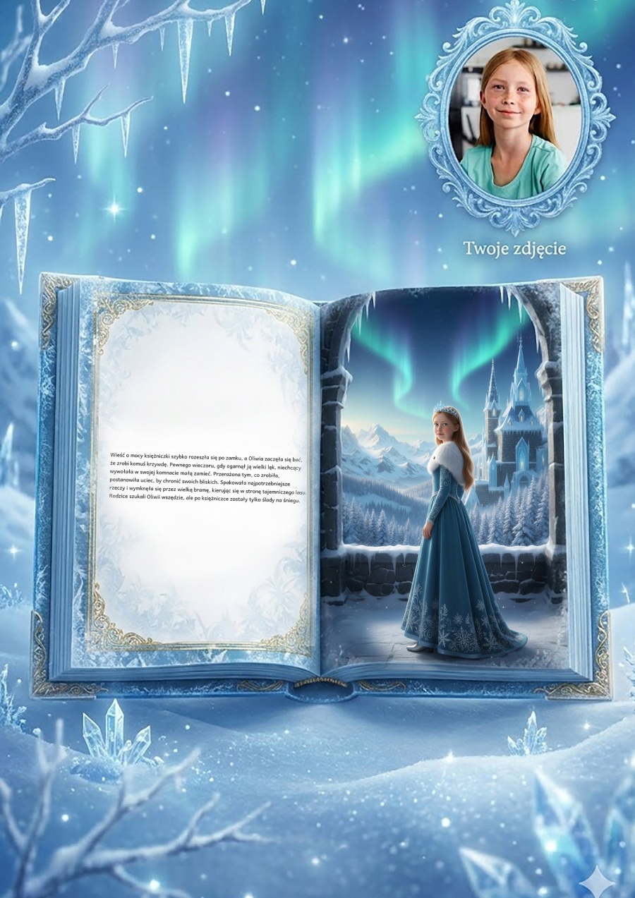 Ja i Królestwo Wiecznego Śniegu - personalizowana fotorealistyczna książka