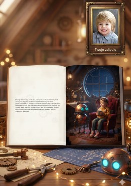 Ja i mój pierwszy robot-przyjaciel - personalizowana fotorealistyczna książka