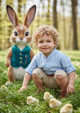 Ja i zaczarowany ogród Zajączka - personalizowana fotorealistyczna książka