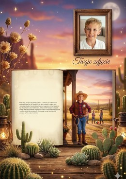 Ja - Strażnik Dzikiego Zachodu - personalizowana fotorealistyczna książka