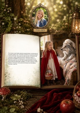 Ja - Czerwony Kapturek - personalizowana fotorealistyczna książka