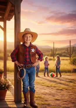 Ja - Strażnik Dzikiego Zachodu - personalizowana fotorealistyczna książka