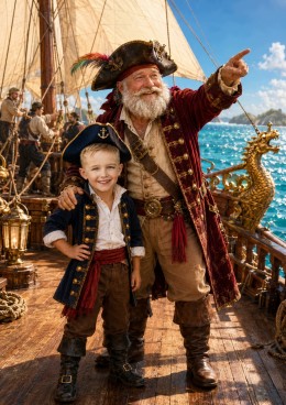 Ja i Magiczny Skarbiec Piratów - personalizowana fotorealistyczna książka
