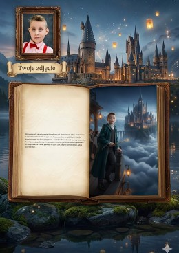 Ja i Tajemnice Szkoły Magii - personalizowana fotorealistyczna książka