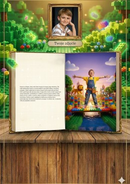 Ja - konstruktor niezwykłych klocków - personalizowana fotorealistyczna książka