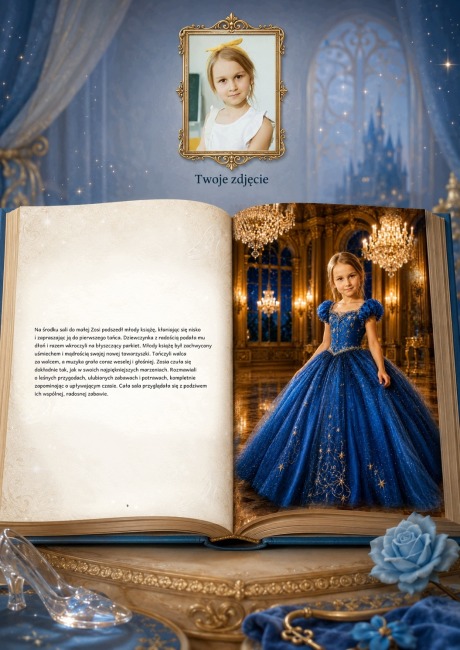 Ja i Szklany Pantofelek - personalizowana fotorealistyczna książka