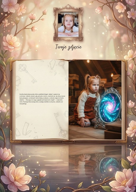 Ja i sekret zaczarowanego lustra - personalizowana fotorealistyczna książka